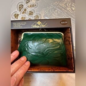 Patricia Nash Soft Green Leather Accessory